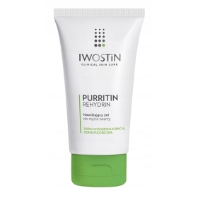 Iwostin Purritin Rehydrin Nawilżający Żel do mycia twarzy 150 ml